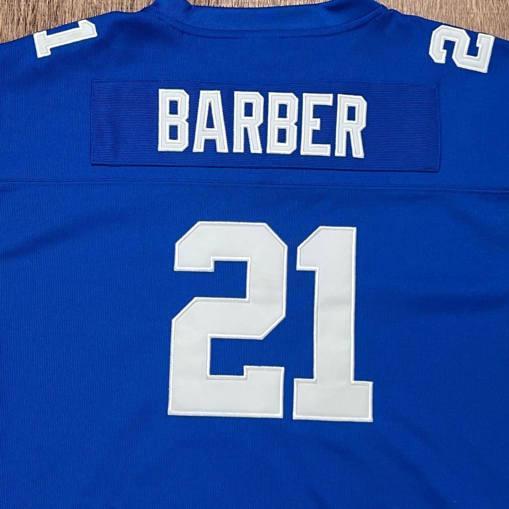 Reebok NFL New York Giants Tiki Barber 21 Jersey Blue XL R702W 06 - Picture 12 of 12